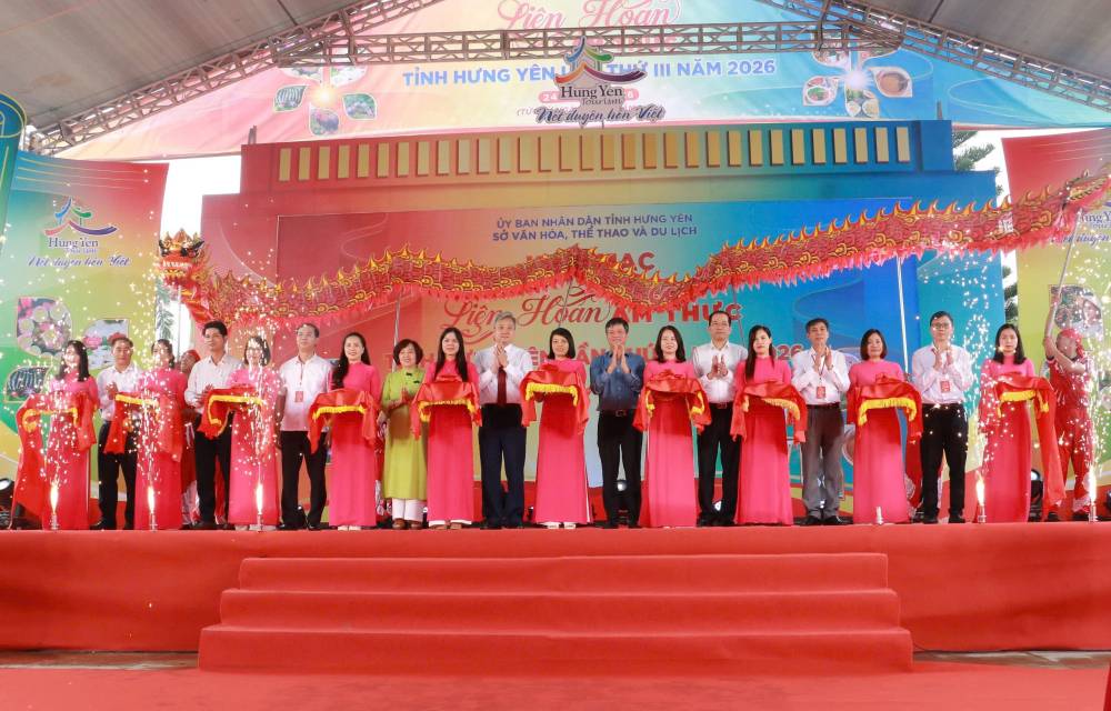 Khai mạc Liên hoan ẩm thực tỉnh Hưng Yên lần thứ III năm 2026